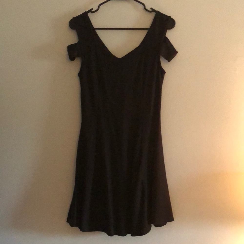 Black skater dress